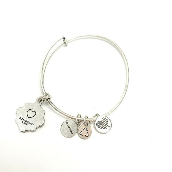 Alex & Ani Bracelet Silver Toned Granddaugter - Picture 2 of 2